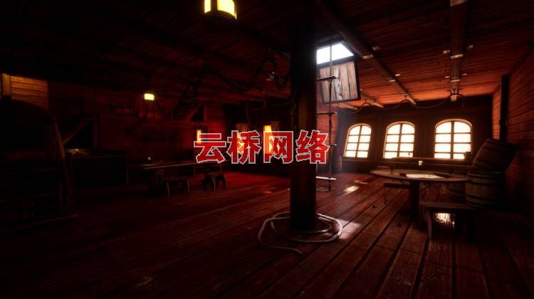 ue4商城资源pirateshipcabin海盗船舱