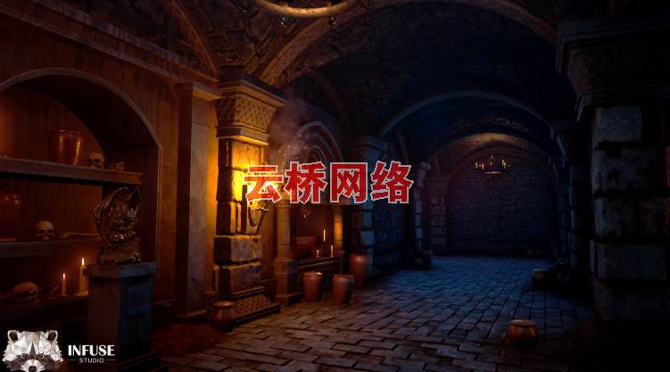 ue4商城资源medieval dungeon中世纪地牢场景