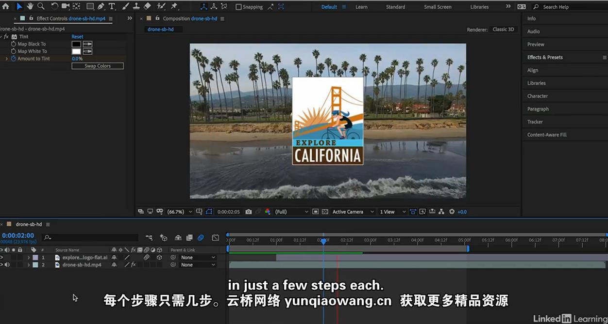 AE 2022基础入门学习教程 After Effects 2022 Essential Training: The Basics AE教程-第3张