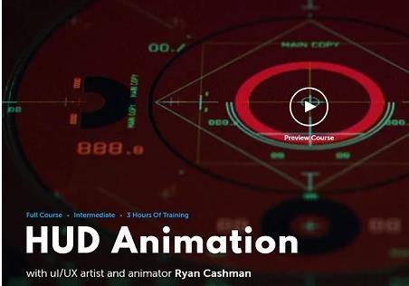 HUD动画制作学习教程 Learn Squared – HUD Animation with Ryan Cashman AE教程-第1张