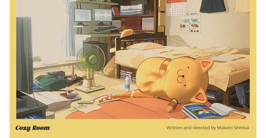 C4D新海诚日本卡通风格场景制作教程 Makoto Shinkai Japanese Cartoon Style