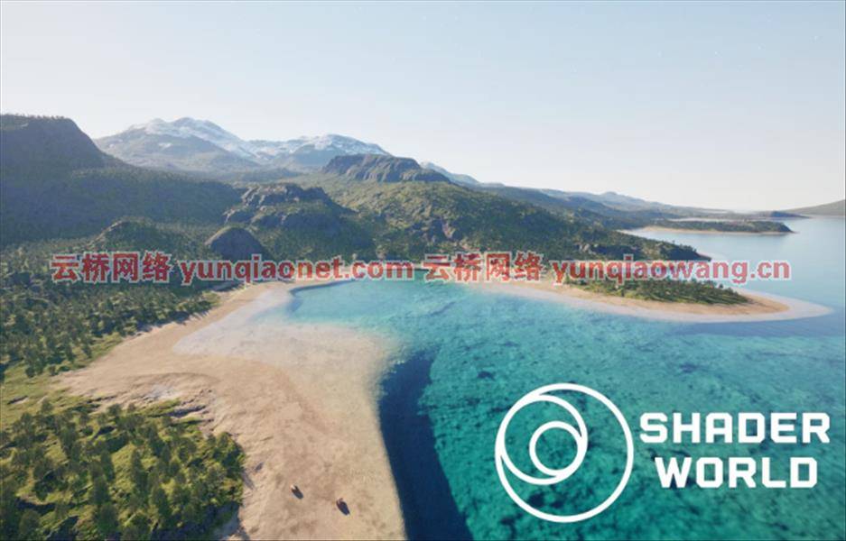 UE5插件Shader World：程序景观、海洋、树叶