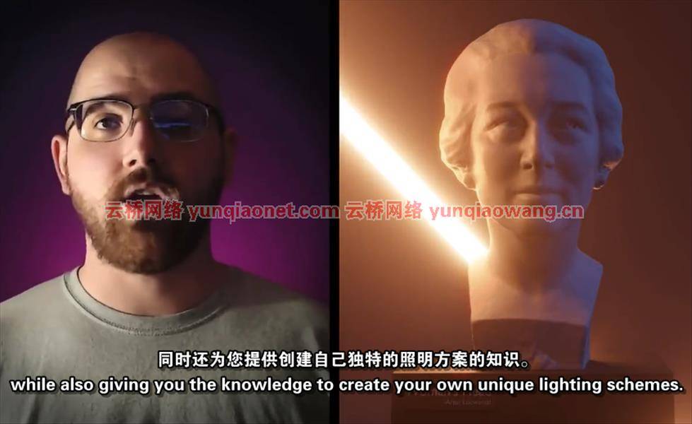 Blender 3D人物肖像照明大师班