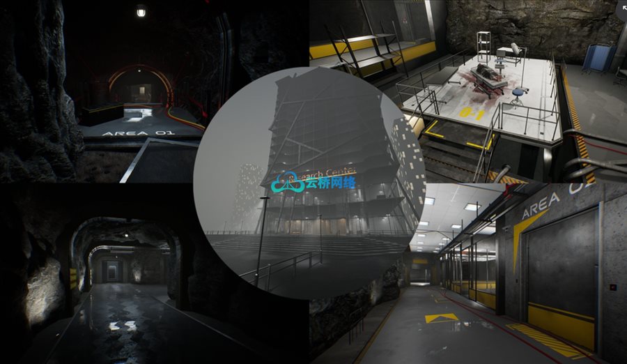 UE资源 4 IN 1 Modular Research Facility / Mega Bundle 2025_云桥网CG资源站