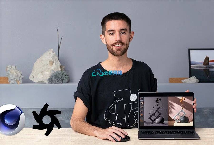 三维静物构图：从设计到渲染的艺术 Domestika – Still-Life Composition in 3D