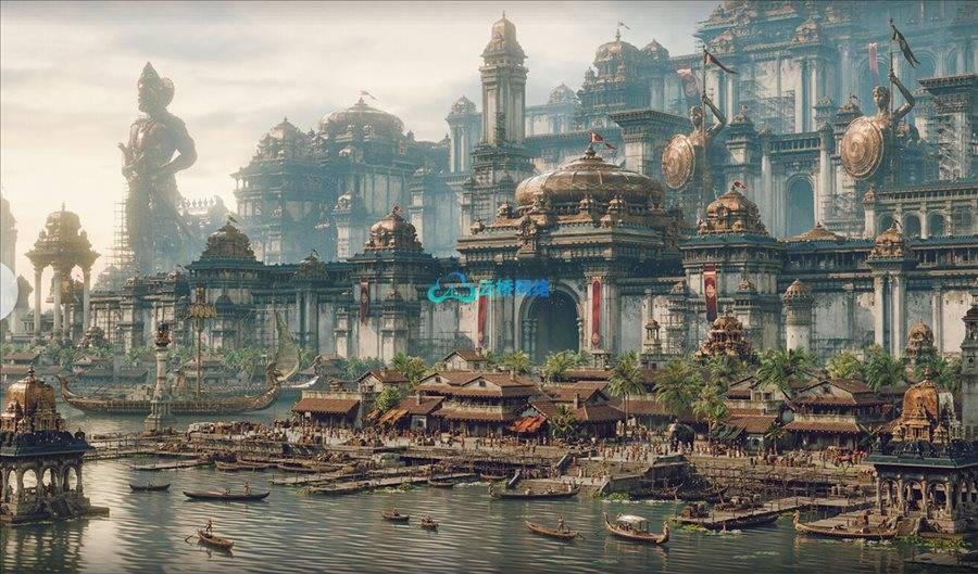 印度风格Blender 3D模型资产素材包