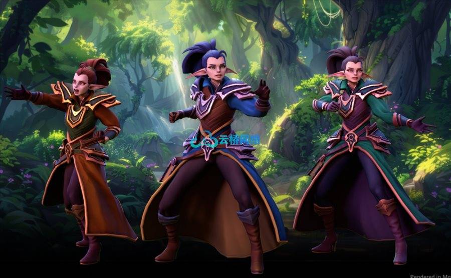 UE资源 Stylized Fantasy Girls NPC Pack #3