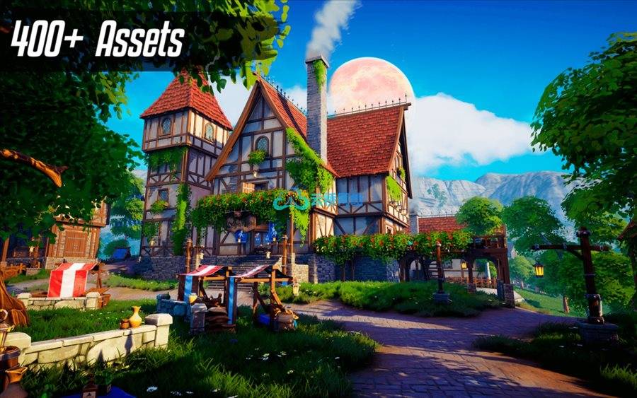 UE资源 Stylized Village – Modular Stylized Fantasy Village Environment