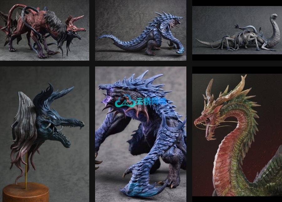 Zbrush生物造型艺术：用优美轮廓打造迷人生物