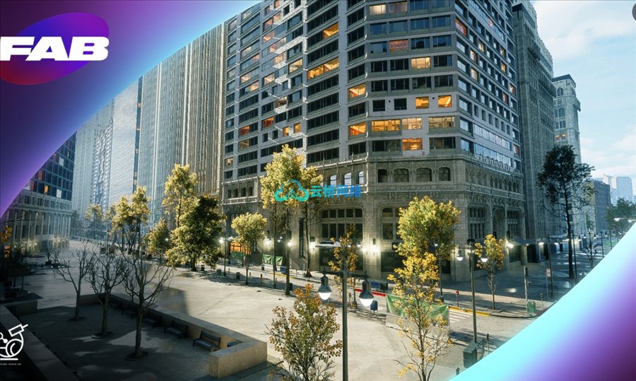 UE资源 Interactive Procedural City Generator