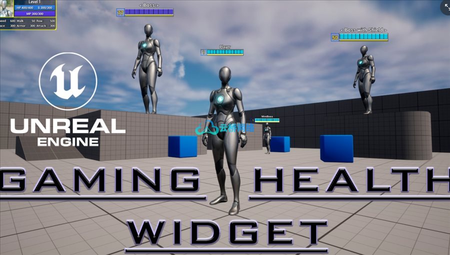 UE游戏健康组件 Gaming Health Widget