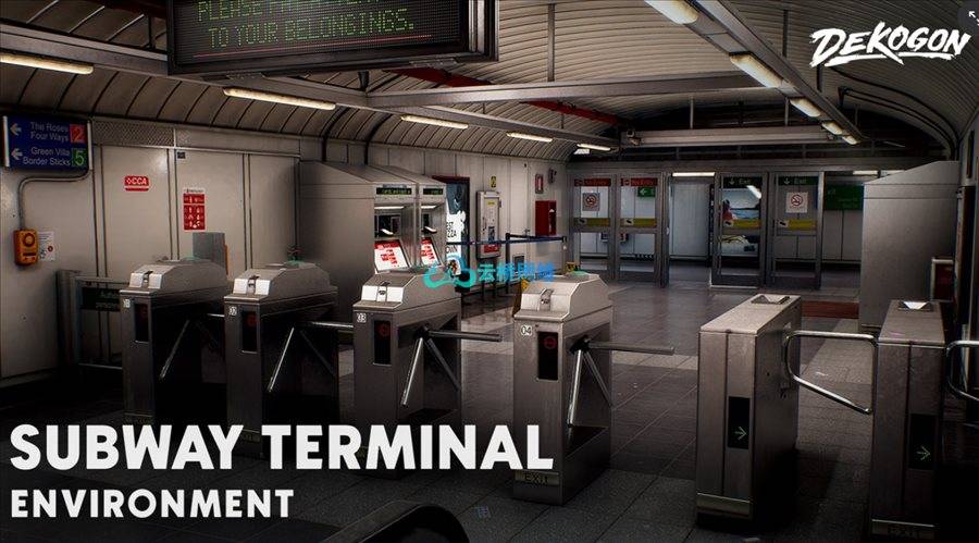 UE资源 CCA Subway Train Terminal