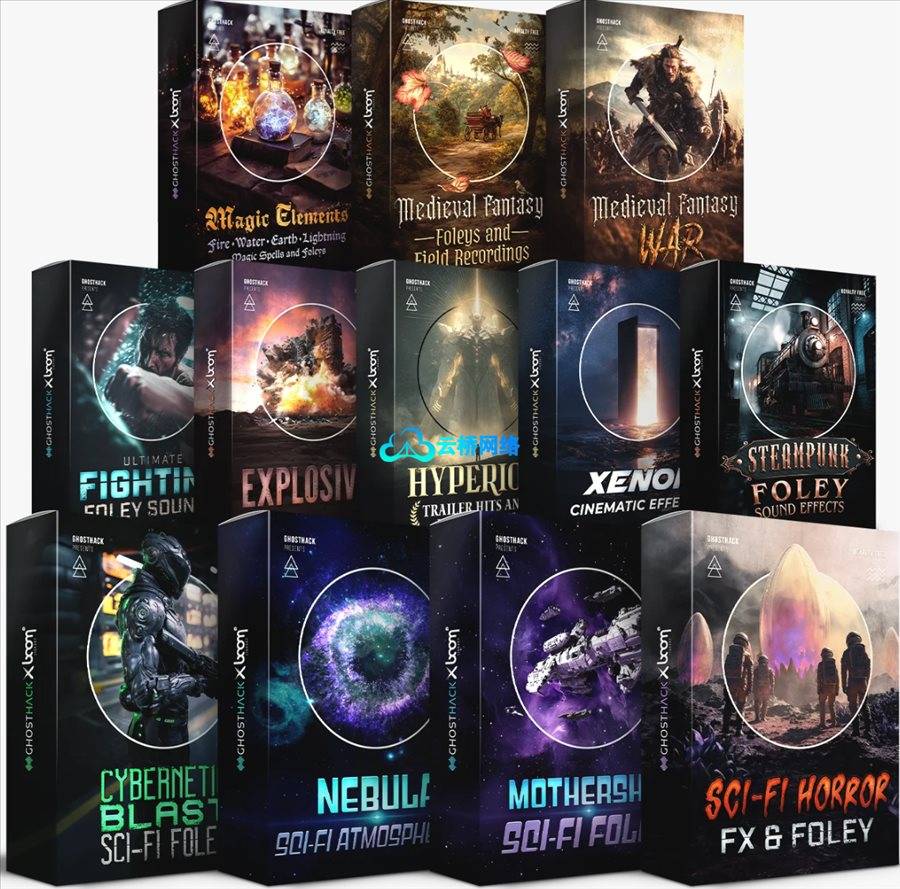 影院级配乐音效素材包 Ghosthack x Boom Library Sound FX & Foley Bundle WAV-GTA