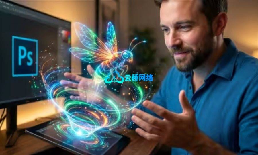 Adobe Photoshop：掌握AI工具，工作流提速10倍