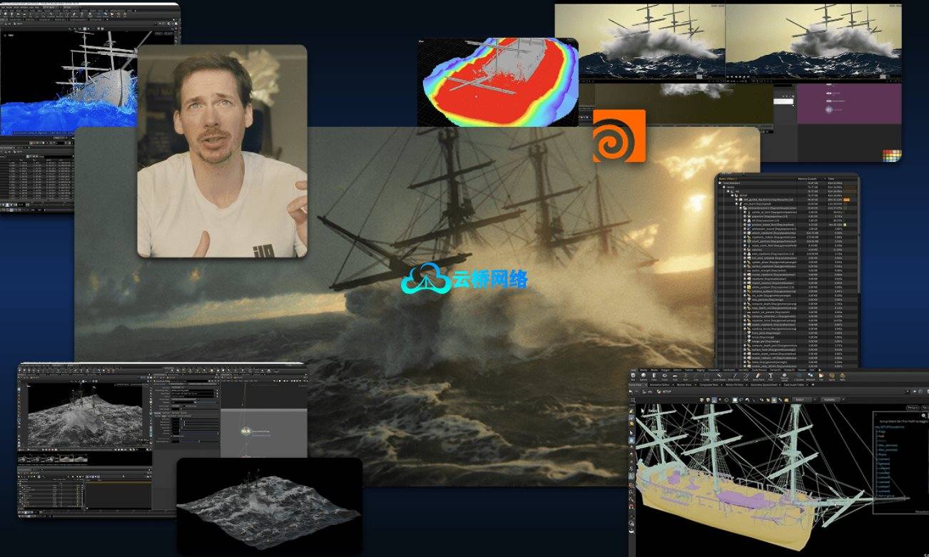 Doublejump出品-Houdini海洋模拟实战课程