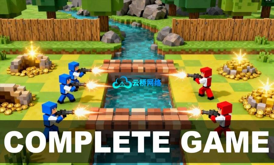 Unity塔防对决游戏模板 Tower Siege Wars – Complete Mobile Game Template