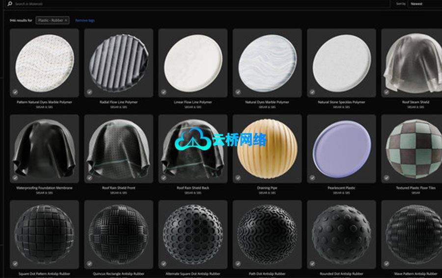 Adobe Substance Materials — 塑料与橡胶材质