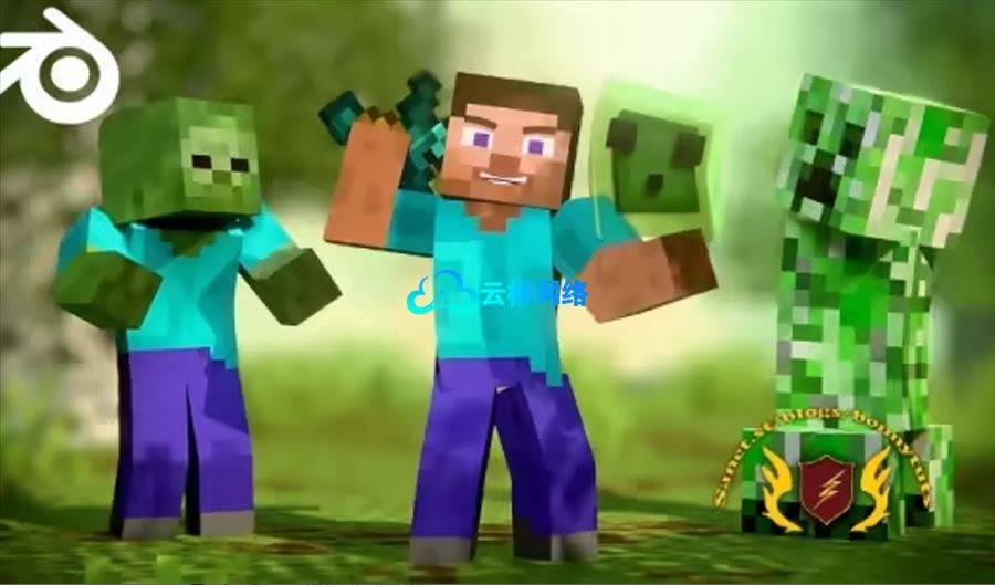 Blender 3D Minecraft 动画课程——终极 A-Z 完整指南
