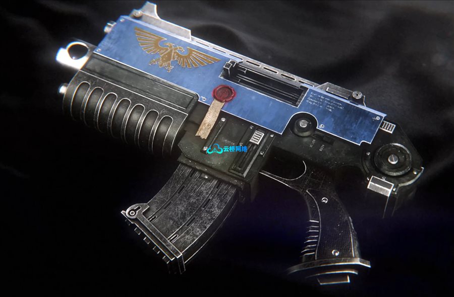 Blender与Substance Painter全流程制作太空陆战队爆弹枪大师课