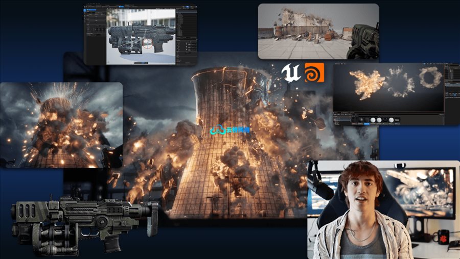 掌控爆炸与坍塌：UE5游戏破坏效果大师班