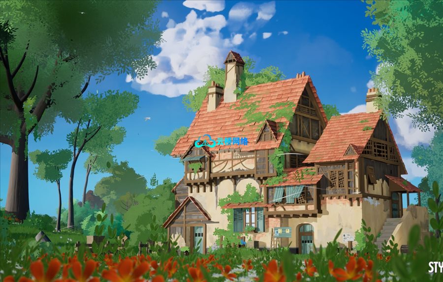 高品质模块化中世纪房屋资产包 Stylized Medieval House (Stylizeds Houses Medievaled Housey Stylized Medievals)