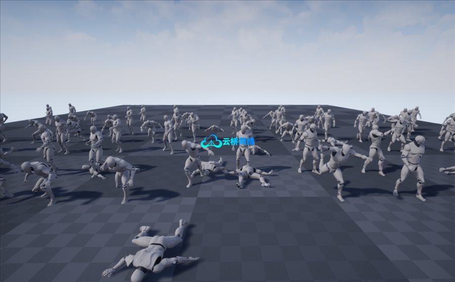 92个人物战士角色攻击UE5动作动画 -92 Animations For Warrior