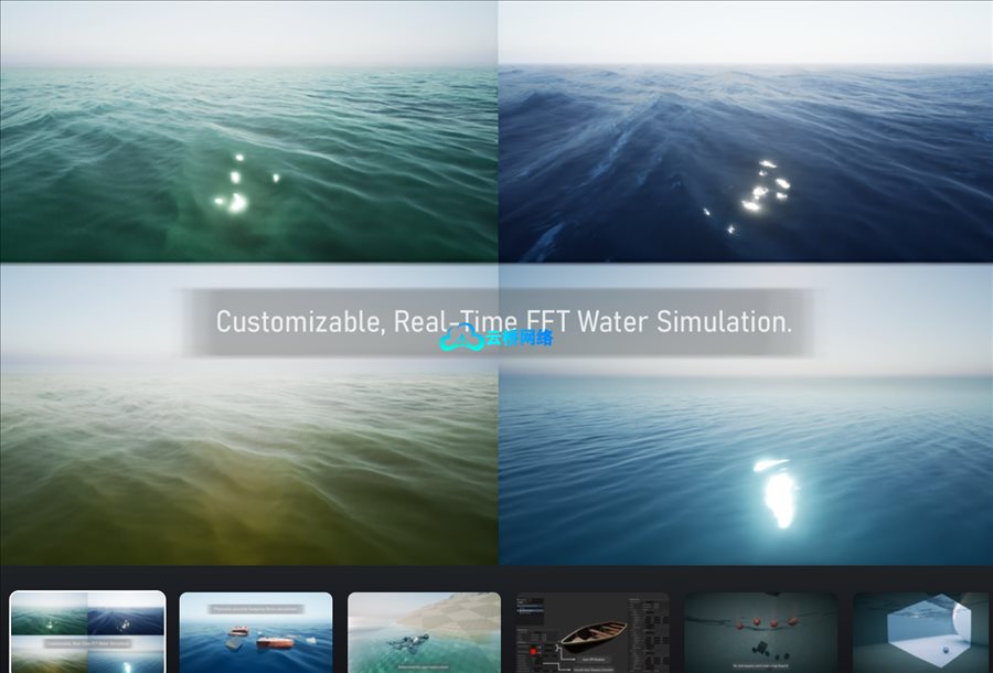 动态真实水面插件 Dynamic Real Water
