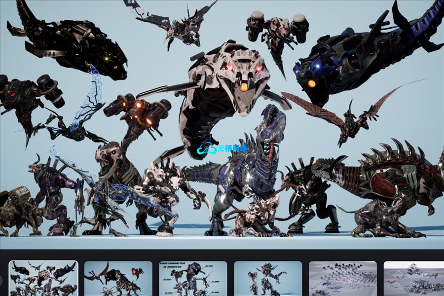 科幻野兽包 – SciFi Beasts Pack