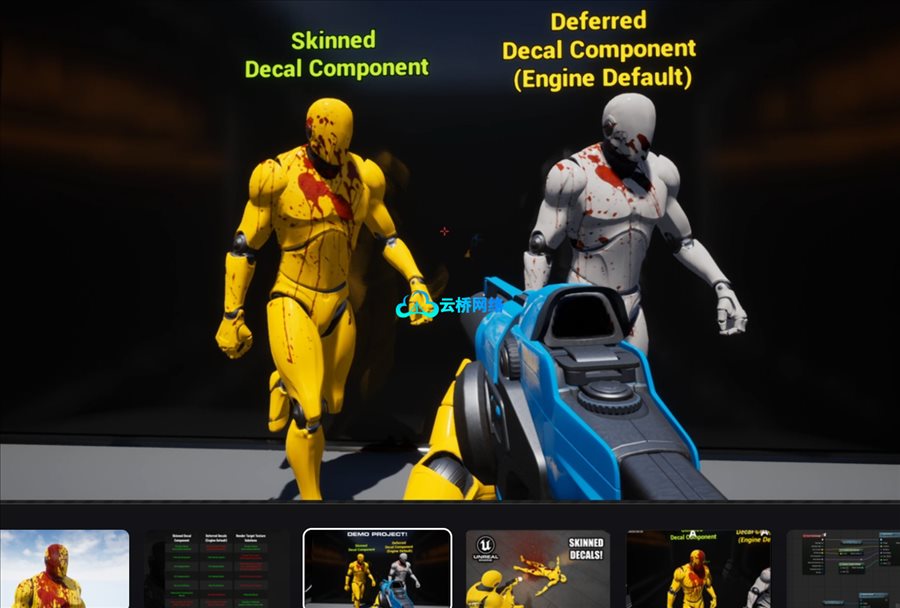 更新UE5.7蒙皮贴花组件 – Skinned Decal Component