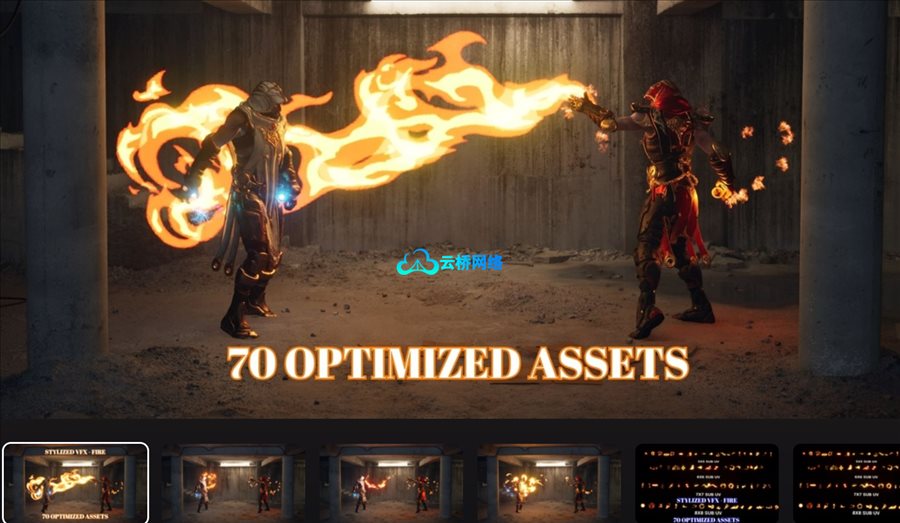 风格化火焰卡通粒子特效 Stylized VFX – Fire