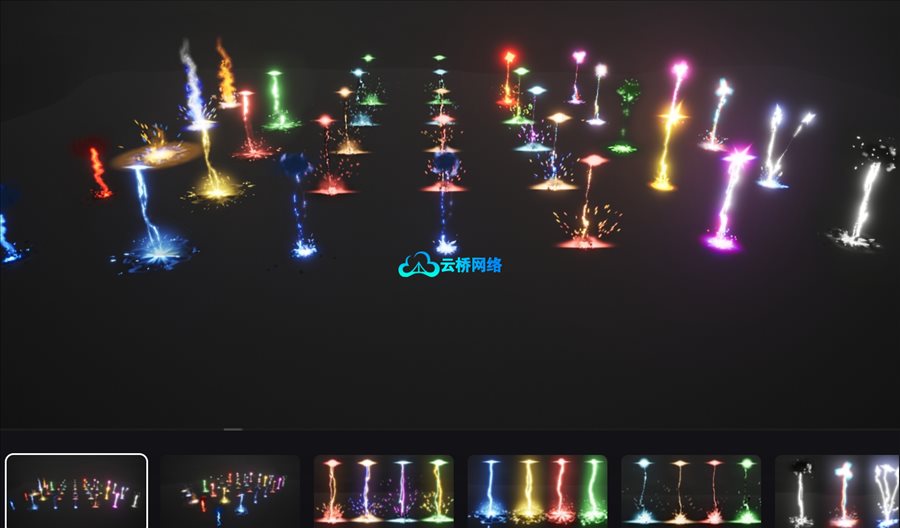 风格化闪电特效第 1 卷 Stylized Lightning Vol.1 – Niagara