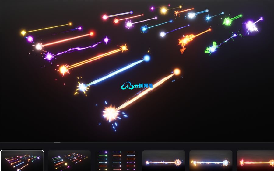 风格化激光特效第 1 卷 Stylized Lasers Vol.1 – Niagara