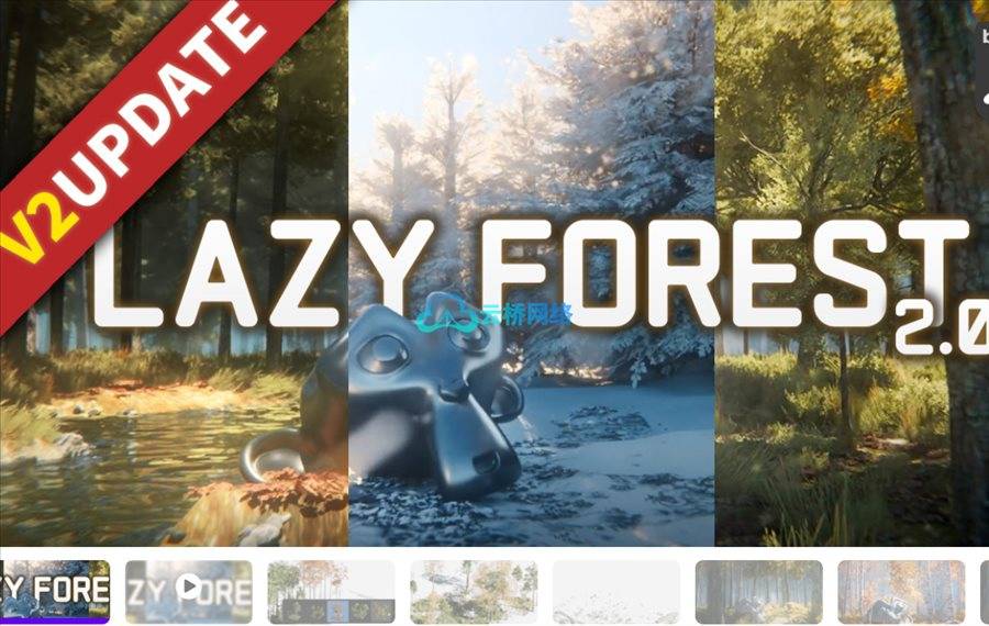 Lazy Forest V2 Generator Addon – Trees & Plants Assets