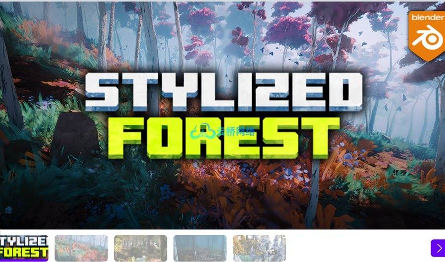 Stylized Forest Generator Addon – Trees & Plants Assets
