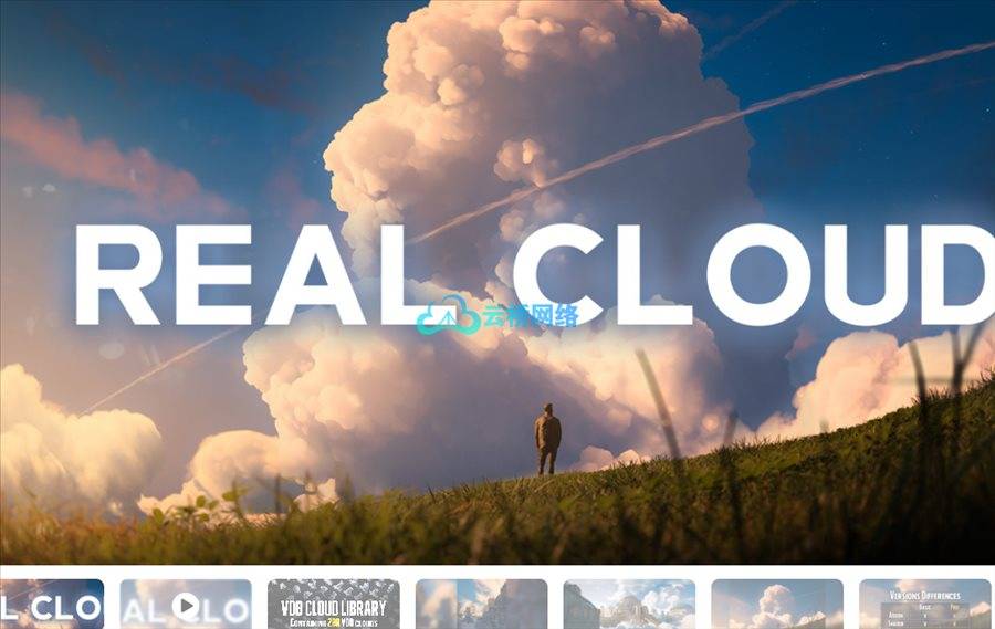 Real Cloud Generator – Vdb Clouds Library