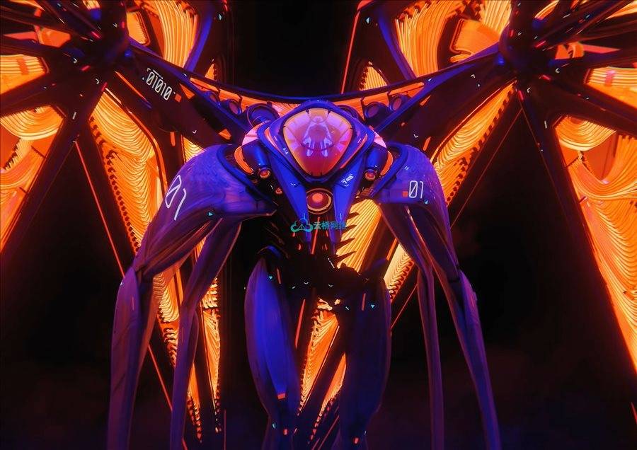 Blender硬表面科幻机甲概念设计全流程实战课
