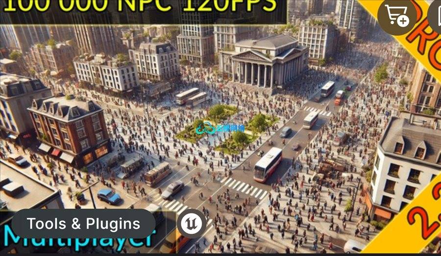 UE商城资源 World Director NPC PRO – Massive NPC Simulation with Multiplayer & Optimization