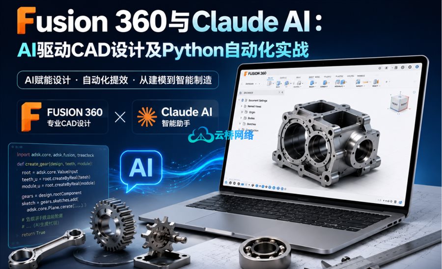 Fusion 360与Claude AI：AI赋能的CAD设计与Python自动化