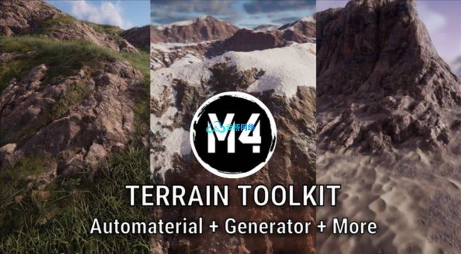 UE商城资源 Magic Map Material & Maker (M4) | Auto Material & Landscape Systems